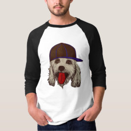 Camiseta Raglán fresco del perro