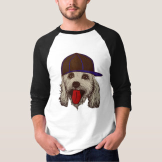 Camiseta Raglán fresco del perro