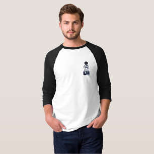 Camiseta Raglán-Manga oscura del Cupid