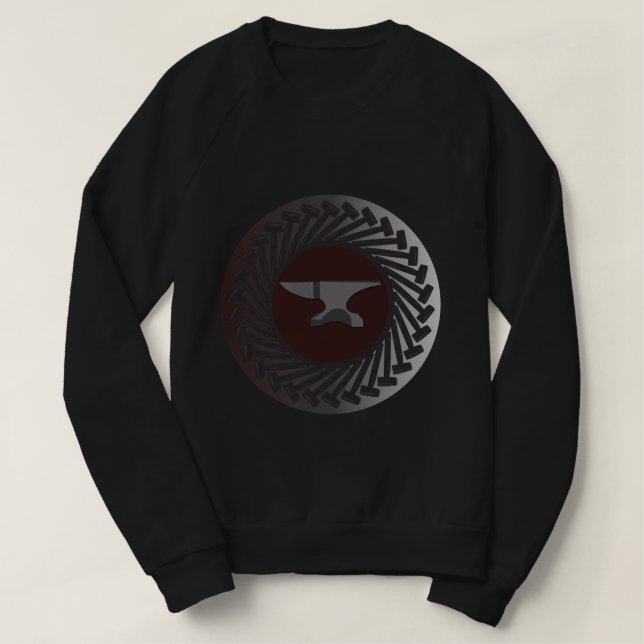 Camiseta Raglan Sweatshirt - ANVIL & HAMMERS (Diseño del anverso)