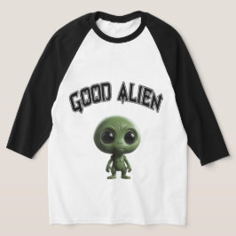 Camiseta Raglan, un buen alienígena