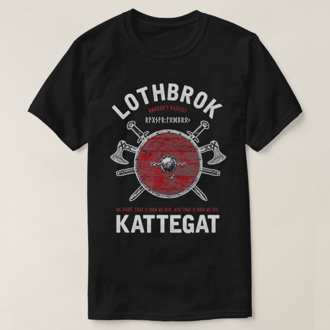 Camiseta Ragnar Lothbrok de Kattegat  (Diseño del anverso)