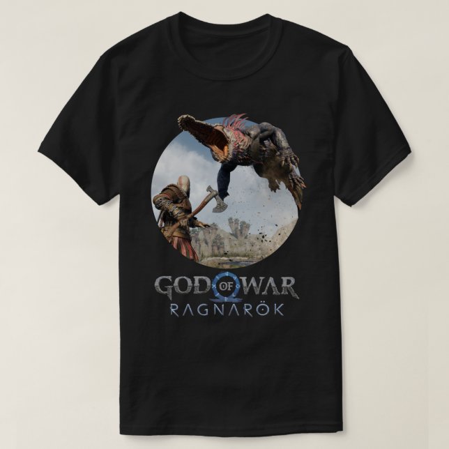 Camiseta Ragnarok Dios de la guerra (Diseño del anverso)