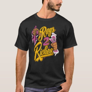 Camiseta Rags 2 Riches Dinero Coincidencia de la Hermandad 