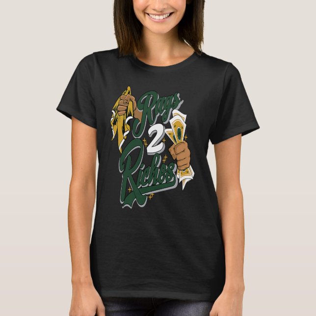 Camiseta Rags 2 Riches Mid Sonics 1s Matching (Anverso)