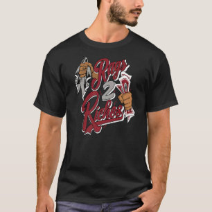 Camiseta Rags 2 Riches Red Flint 13s Coincidencia