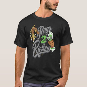 Camiseta Rags 2 Riches Retro Green Bean 5s Coincidencia