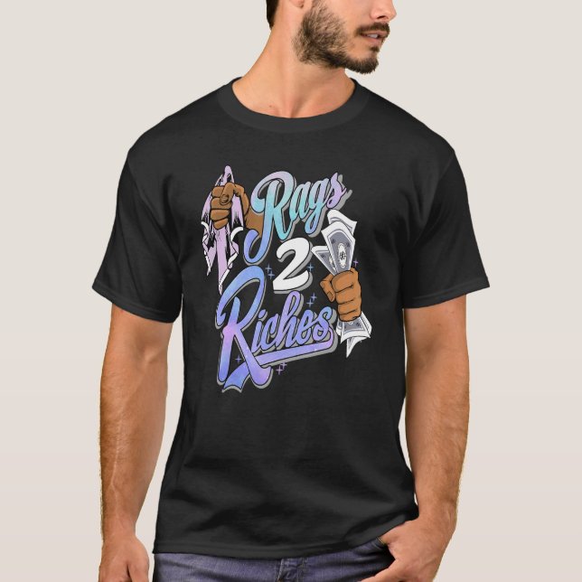 Camiseta Rags 2 Riches Zen Master 4s Coincidencia (Anverso)