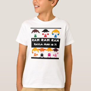 Camiseta Rah Rah Rah Cheerled Birthday Tshirt
