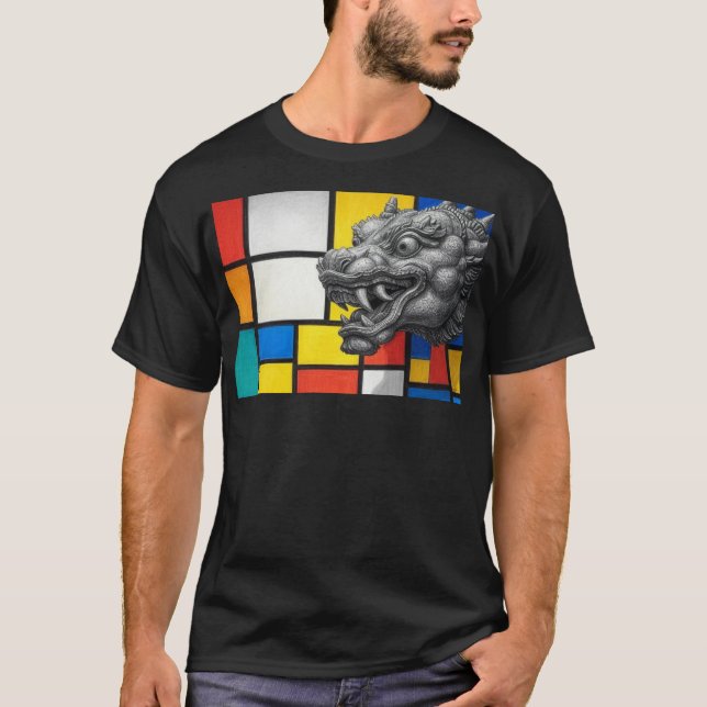 Camiseta Rahu Mondrian (Anverso)