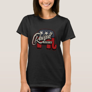 Camiseta Rai estadounidense patriótico republicano conserva