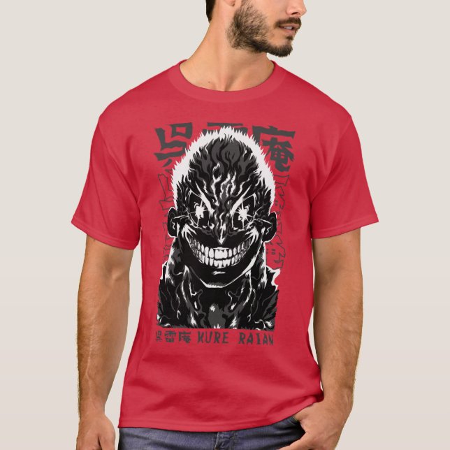 Camiseta Raian Kure Madness KENGAN ASHURA OMEGA Manga Anime (Anverso)
