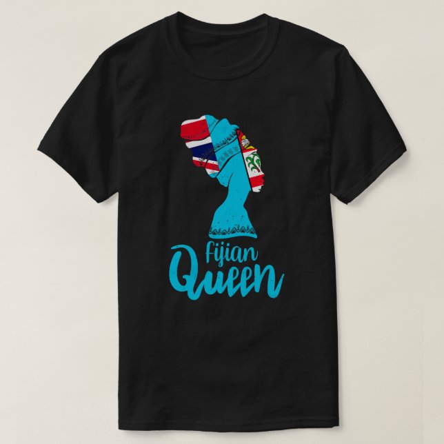 Camiseta Raíces africanas de la bandera de Fiji en Fiji (Diseño del anverso)