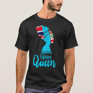 Camiseta Raíces africanas de la bandera de Fiji en Fiji