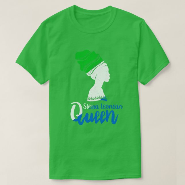 Camiseta Raíces africanas de la bandera de Sierra Leona de  (Diseño del anverso)
