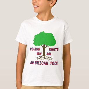 Camiseta Raíces americanas polacas
