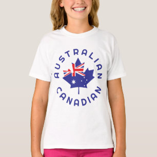 Camiseta Raíces australianas canadienses
