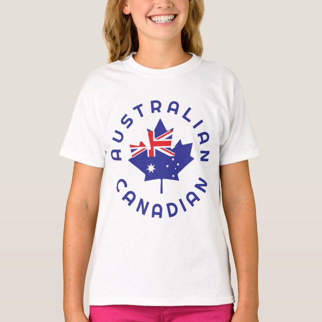 Camiseta Raíces australianas canadienses (Anverso)