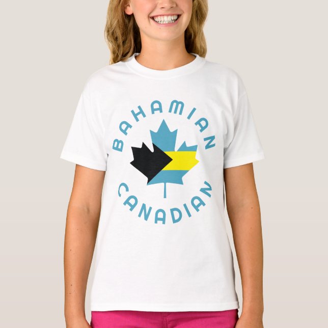 Camiseta Raíces bahameñas canadienses (Anverso)