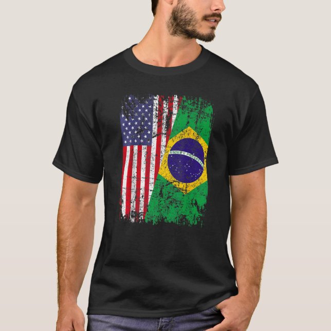 CAMISETA RAÍCES BRASILEÑOS DE BRASIL (Anverso)