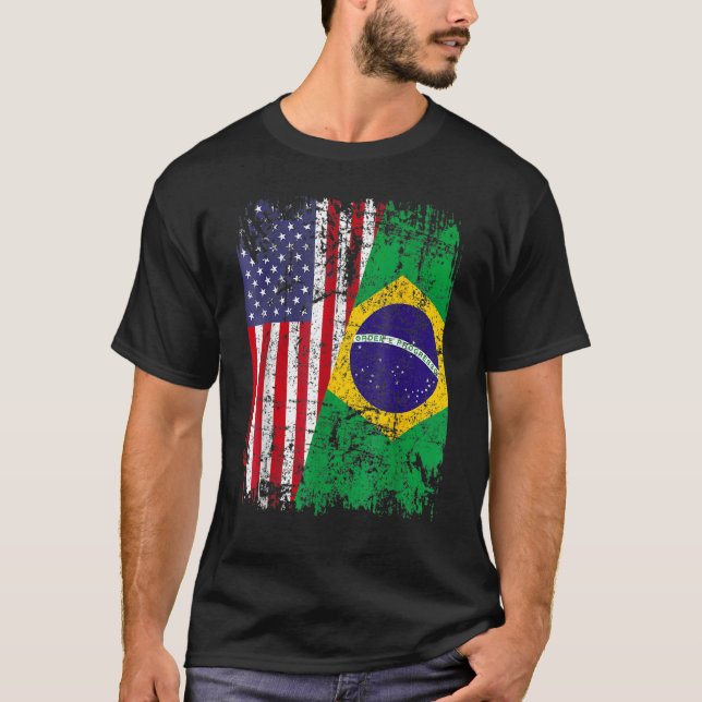 CAMISETA RAÍCES BRASILEÑOS DE BRASIL (Anverso)