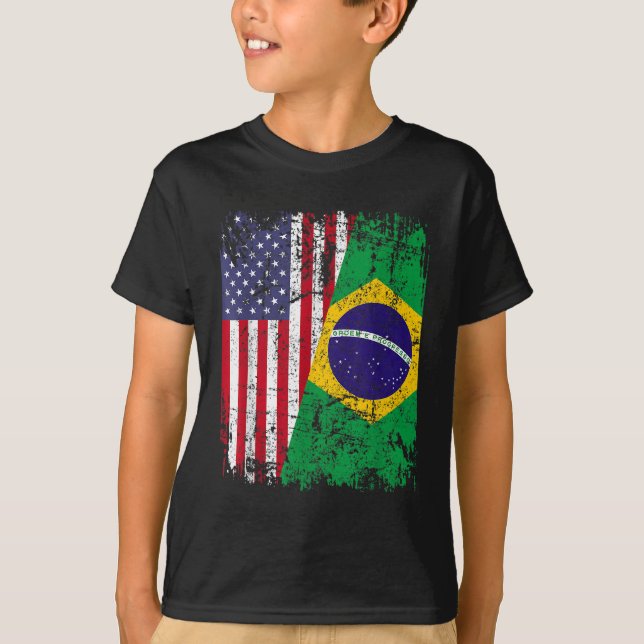 CAMISETA RAÍCES BRASILEÑOS DE BRASIL (Anverso)