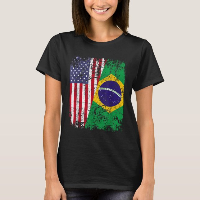 CAMISETA RAÍCES BRASILEÑOS DE BRASIL (Anverso)
