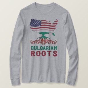 Camiseta Raíces búlgaras norteamericanas