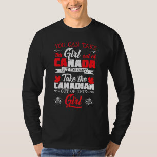 Camiseta Raíces canadienses chicas orgullosas del canadá