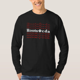 Camiseta Raíces Cda Maple Canada Orgullo Vacaciones Canadá