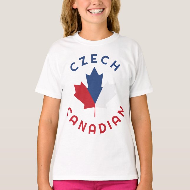 Camiseta Raíces checas canadienses (Anverso)