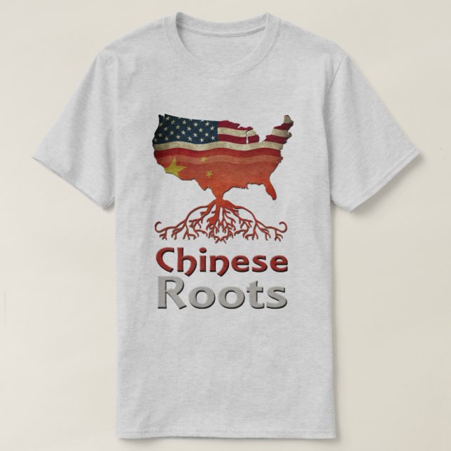 Camiseta Raíces chinas (Diseño del anverso)