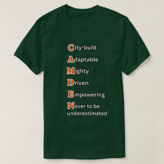 Camiseta RAÍCES CONCRETAS, CAMDEN Bosque Profundo Gráfica U