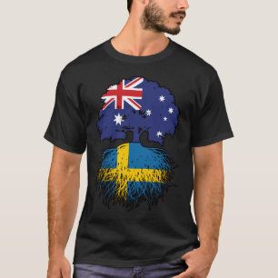 Camiseta Raíces de árbol sueco australiano en Australia