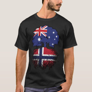 Camiseta Raíces de árboles australianos noruegos