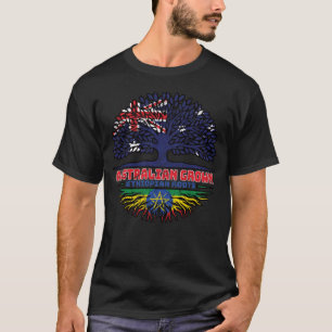 Camiseta Raíces de árboles de Australia etíope