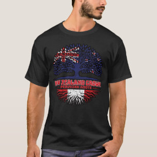 Camiseta Raíces de árboles neozelandeses peruanos