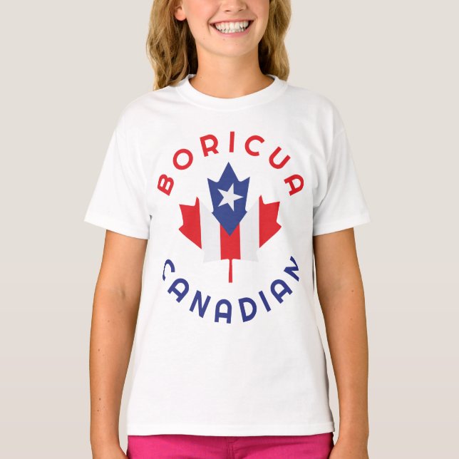 Camiseta Raíces de Boricua de Canadá (Anverso)