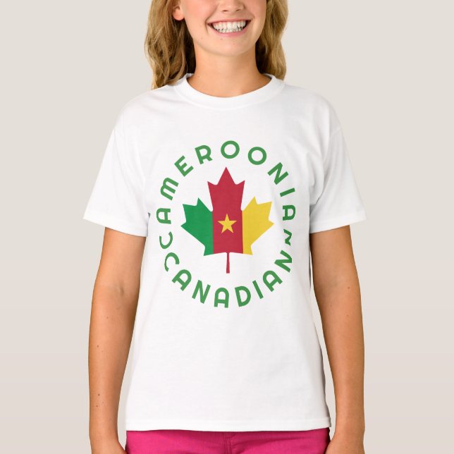 Camiseta Raíces de Camerún en Canadá (Anverso)