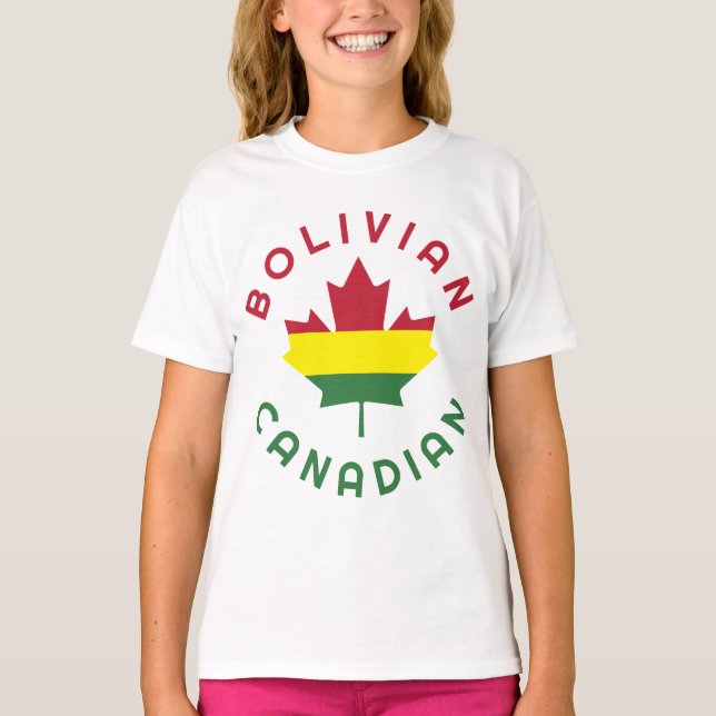 Camiseta Raíces de Canadá en Bolivia (Anverso)