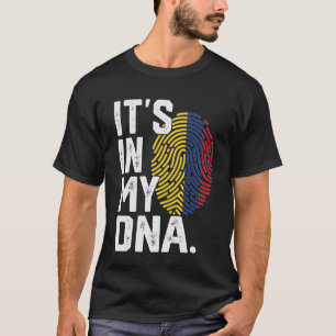 Camiseta Raíces de Colombia Gráfico de Huella Digital de Ba