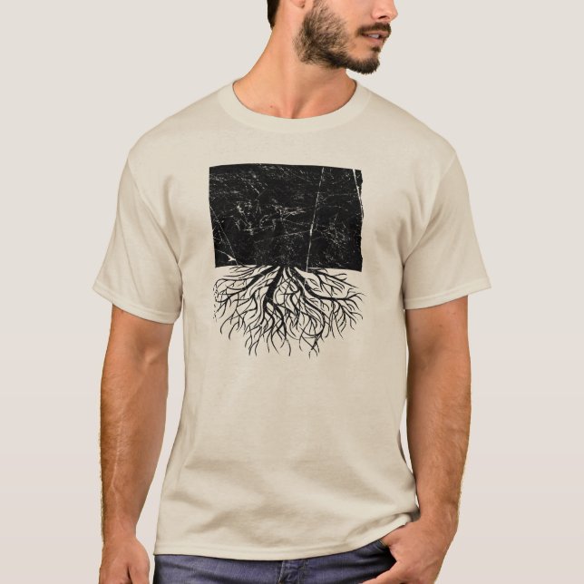 Camiseta Raíces de Dakota del Norte (Anverso)
