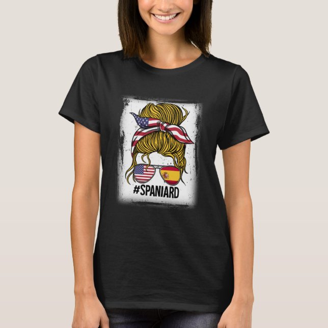 Camiseta Raíces de España Chica Española (Anverso)