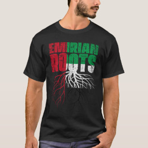 Camiseta Raíces de los Emiratos Árabes Unidos Bandera del P