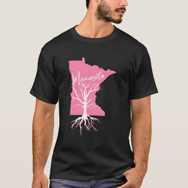 Camiseta Raíces de Minnesota del estado de origen (Anverso)