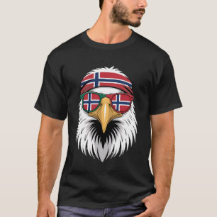 Camiseta Raíces de Noruega Bandera noruega Norge 14