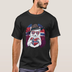 Camiseta Raíces de Noruega Bandera noruega Norge 3