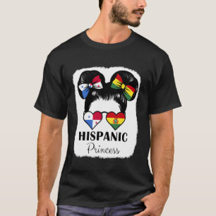Camiseta Raíces de Princesa Hispana Panamá y Bolivia Mezcla