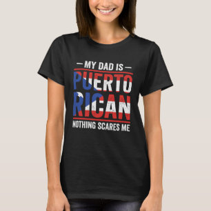 Camiseta Raíces de Puerto Rico Mi papá es puertorriqueño Na