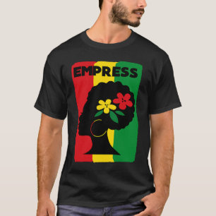 Camiseta Raíces de recuerdo de Jamaica Empress Rastafari Re
